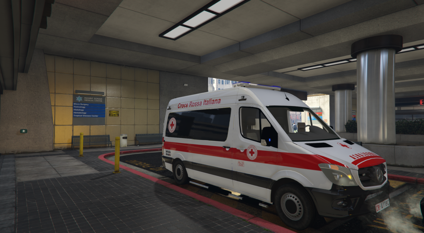 Mercedes Benz Ambulanza Croce Rossa Italiana Gta Mods